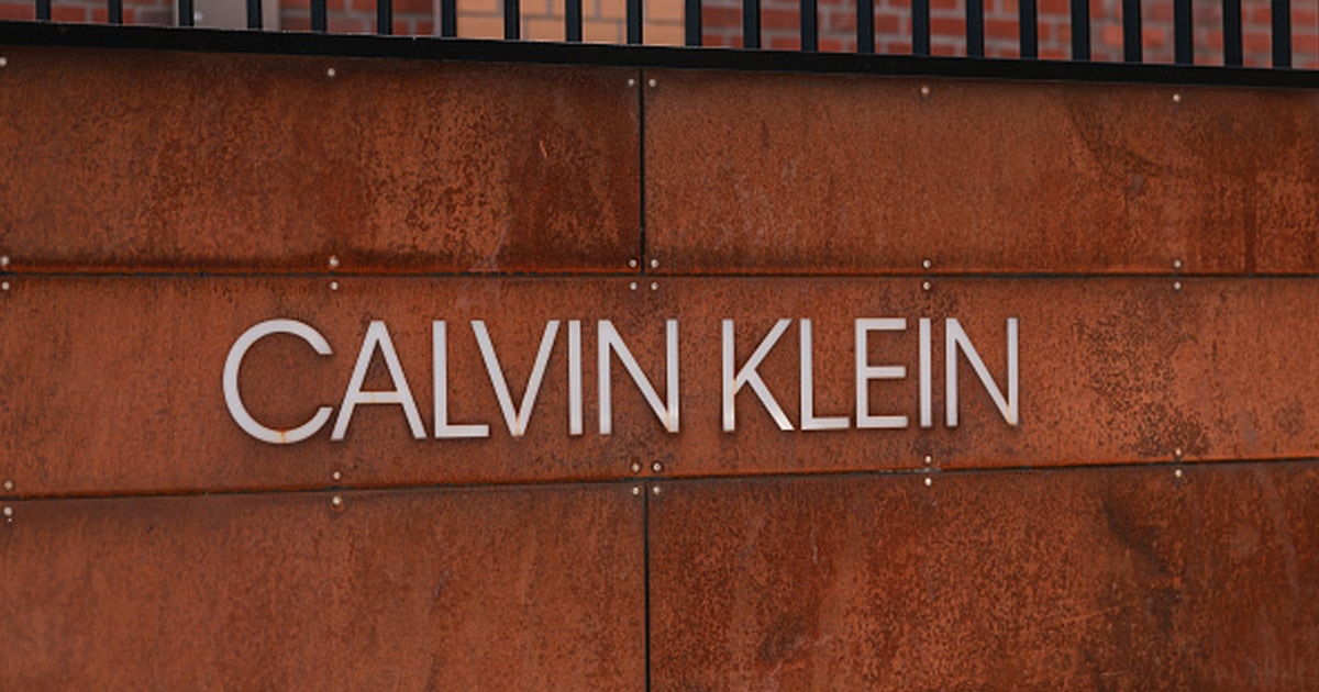 Foto del logo de Calvin Klein el 7 de agosto de 2021 en Düsseldorf, Alemania