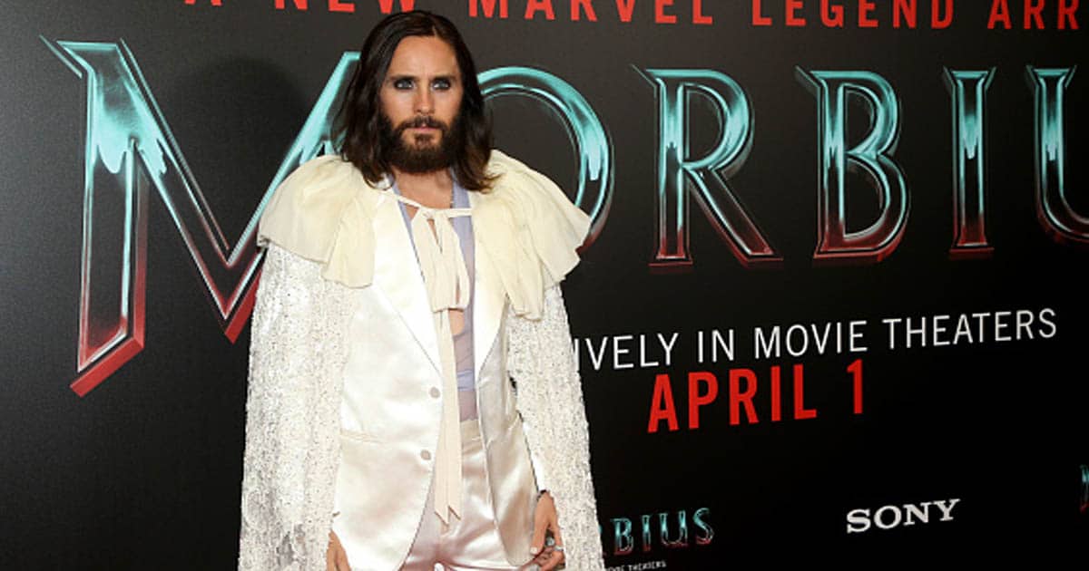 Jared Leto asiste a la proyección especial para fans de "Morbius". 