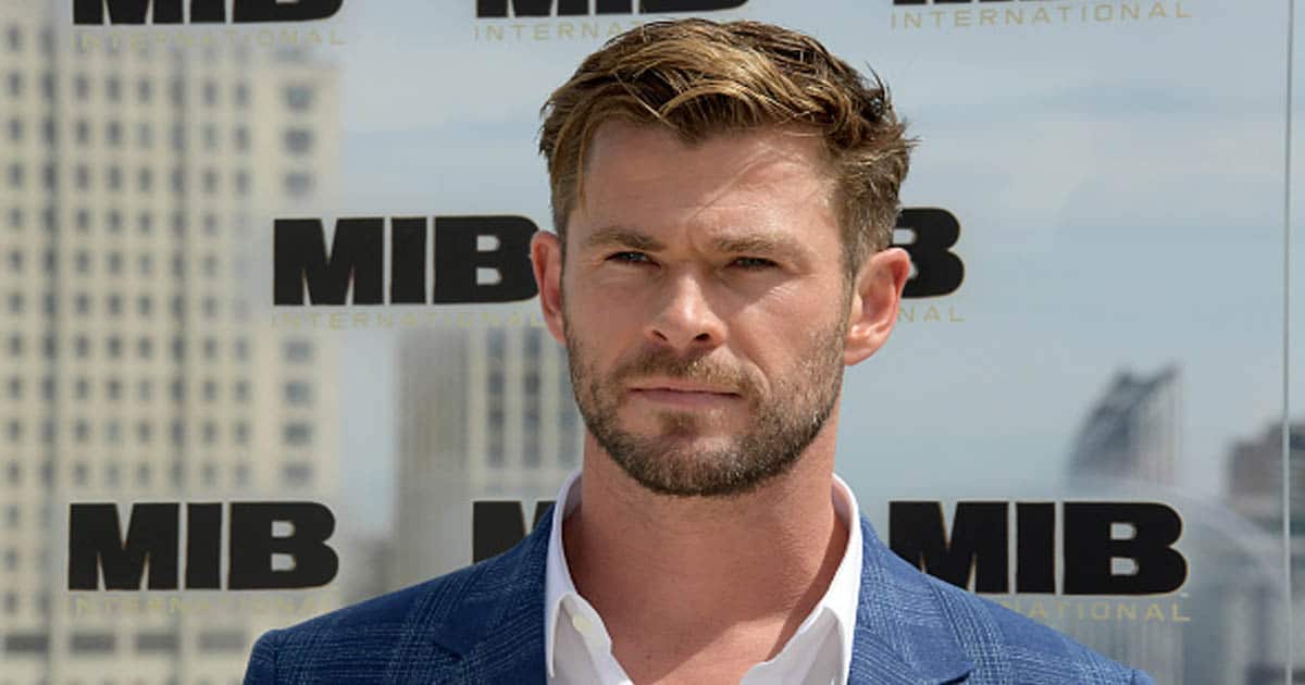 Chris Hemsworth, el actor más rico de Marvel, asiste a la sesión de fotos de "Men In Black International". 